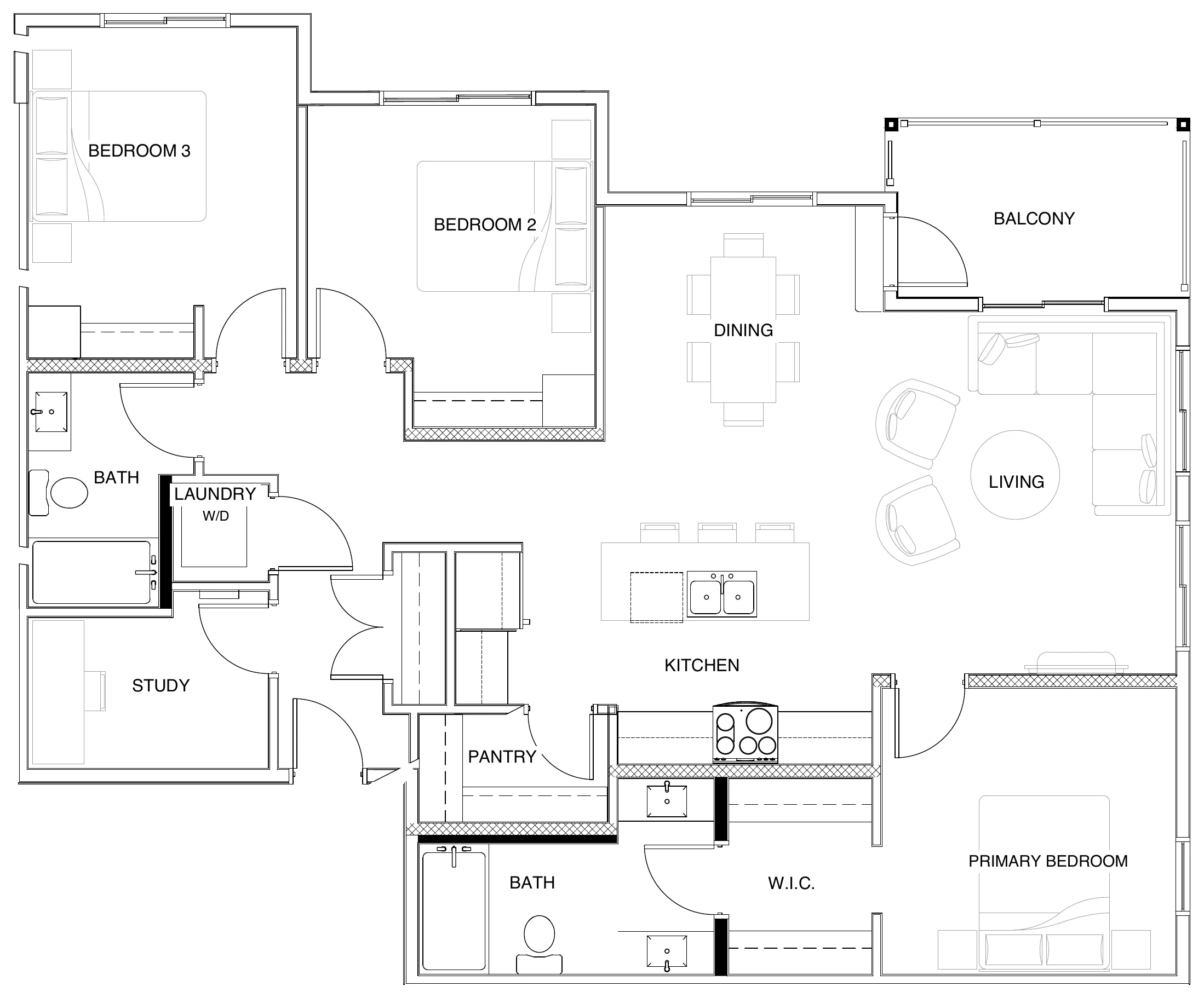 Cornerstone (Plan C2) floor plan