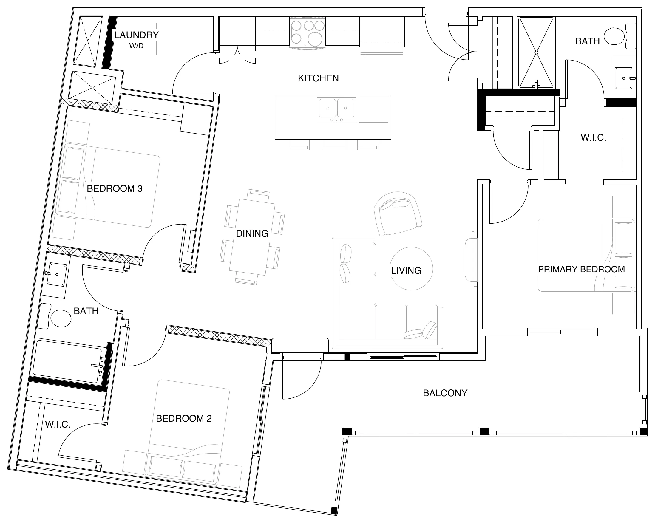 Arch (Plan E) floor plan